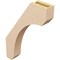 Ekena Millwork 3-inch W x 16-inch D x 22-inch H Legacy Rough Cedar Woodgrain TimberThane Knee Brace, Primed BRCUR03X16X22LECRCPR - alternate 2